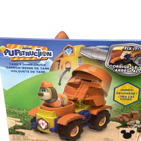 Disney Junior Pupstruction Tank's Dump Truck Toy - Picture 2 of 3